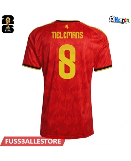 Günstige Belgien Youri Tielemans #8 Heimtrikot WM 2026 Kurzarm